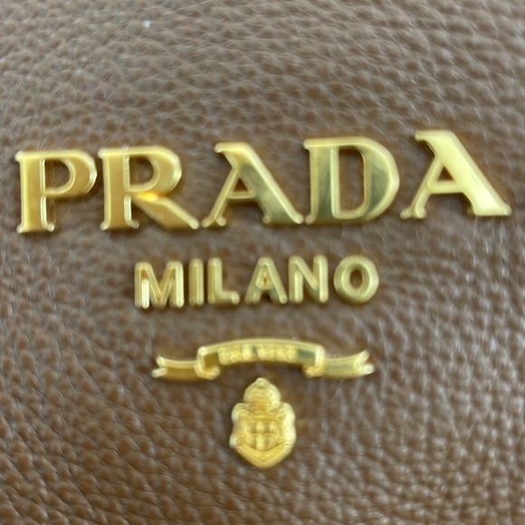 PRADO Milano Vit. Daino Nocciolo Bag w/Dustbag/Prada box - Picture 2 of 14
